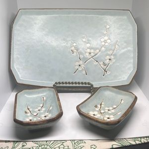 Sushi Set by Kafuh Cherry Blossom Design